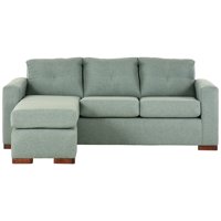 Muebles América - Seccional Multiposiciones Tela Verde Claro