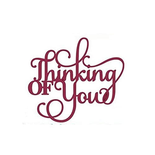 Matrices De Corte De Metal Para Scrapbooking Diy Thinking Of You