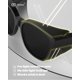 thumbnail image 3 of Gafas de sol Goiteia CAT4 polarizadas, súper oscuras, envolventes, 3 of 7