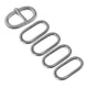 thumbnail image 5 of Anillo de plata del encargado de la venda del reloj del acero inoxidable de 5 pedazos con la hebilla 20m m, 5 of 5