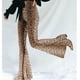 thumbnail image 2 of Calza Flare Mujer Animal Print Primavera Verano Tiro Alto 7025, 2 of 5