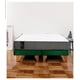 thumbnail image 1 of Cama Europea Zen Best 2 Plazas Colchon Resortes Base Dividida Tela Verde, 1 of 6
