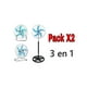 thumbnail image 2 of Pack 2 Ventilador 18 Pulgadas 5 Aspas Modelo 3 En 1, 2 of 5