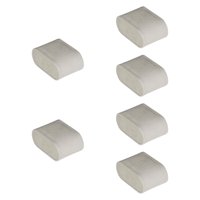 Magideal - 6X Reloj De Almohada Pulseras Para Hombres Para Mujeres Almacenamiento Compacto De Joyería De Joyería De Organizador Pequeño Para Espectáculos Minoris Gris