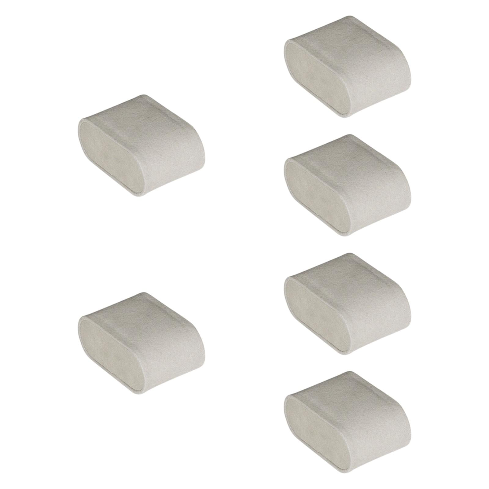 Magideal - 6x Reloj De Almohada Pulseras Para Hombres Para Mujeres Almacenamiento Compacto De Joyería De Joyería De Organizador Pequeño Para Espectáculos Minoris Gris