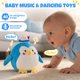 thumbnail image 2 of Juguete para bebé SAIMAND Pingüino gateador 48 canciones recargable por USB, 2 of 8