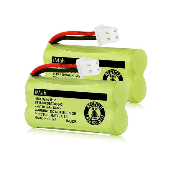 Batería iMAH BT183342/BT283342, 2,4 V, 400 mAh, Ni-MH, paquete de 2