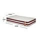 thumbnail image 4 of Colchon New Valdivia 1.5 Plazas Burdeo 105x190x28 Cm, 4 of 4