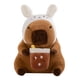 thumbnail image 3 of Peluche De Capibara Lindo Animal De Peluche De Capibara Para Ni?os Y Adultos Regalo Con Sombrero Blanco, 3 of 4