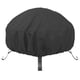 thumbnail image 4 of Transpirable al aire libre Fire Cover Jardín al aire libre Firepit Sun Protect Tela Oxford Cubierta de brasero duradera para acampar al aire libre negro y pequeño, 4 of 5