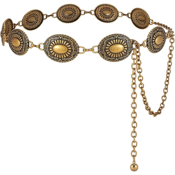 Cinturón Concho TRIWORKS Dorado Ajustable Mujer