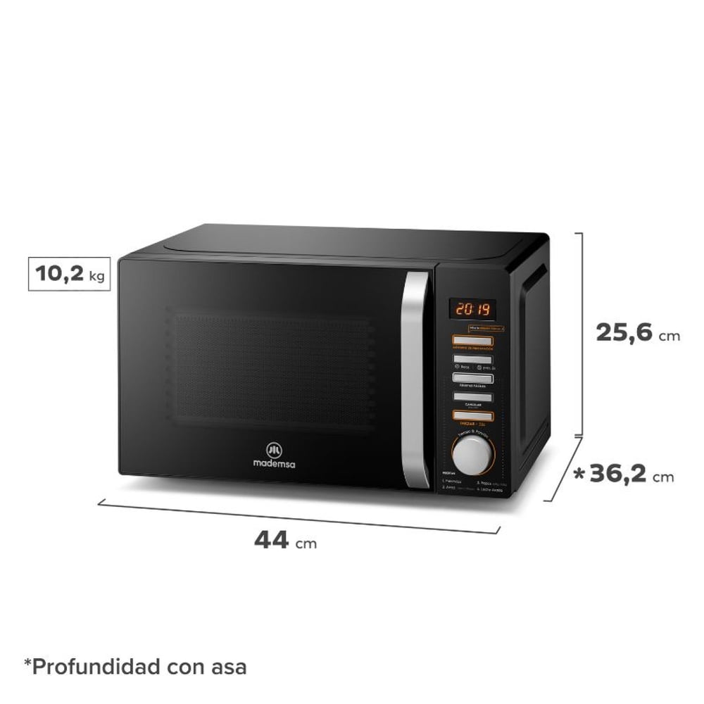 Mademsa MM20FBH 20 L Negro, foto 2