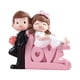 thumbnail image 5 of Estatua De Resina Artesanal Para Parejas, Regalos Prácticos, Decoración Para Hornear Para Dormitorio, Vacaciones, Negro Y Blanco, 5 of 5