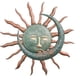 thumbnail image 2 of Decoración De Arte De Pared De Metal Colgante Creativo Sol Y Luna Para Oficina Hogar, 2 of 5