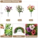 thumbnail image 3 of Flores artificiales ZFProcess, plantas artificiales para exteriores, 12 paquetes, 3 of 7