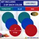 thumbnail image 2 of Juego de 6 tapas para recipientes Klare Ware 950 ml Turquesa/Azul/Rojo, 2 of 7