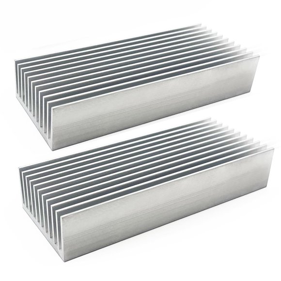 Disipador de calor Awxlumv de aluminio 100 x 40 x 20 mm para LED Peltier