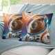 thumbnail image 3 of Capibara Fundas de almohada de terciopelo con tema, regalos de funda de almohada, decoración para el hogar, cojín de lanzar, regalo de cumpleaños para fans y parejas.50*50cm., 3 of 6
