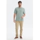 thumbnail image 4 of Polera Hombre Pique Mini Print Verde, 4 of 4