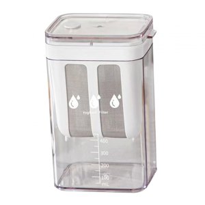 Magideal - Colador De Yogur, Colador De Alimentos, Filtro De Té De 1100Ml, Separación De Suero Reutilizable, Taza De Filtro De Leche De Soja Para Jugo De Yogur