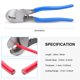 thumbnail image 4 of Alicates de crimpado knoweasy con cortacables para terminales de cable, 4 of 6