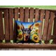 thumbnail image 2 of Cojín Doberman Pinscher Sunflowers, 2 of 6
