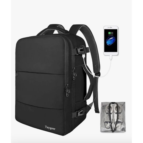 Riqui - Mochila De Viaje Mujer Negra