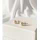 thumbnail image 3 of Aros De Perla Clasico Base Enchapada En Oro 18k 8mm, 3 of 3