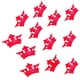 thumbnail image 1 of mesa de la corona metálica de dispersión de confeti chispa decoración de la ducha del bebé 2 cm rosa roja, 1 of 3