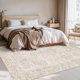thumbnail image 2 of Alfombra Rugxara 122x183 cm Lavable Boho Beige Marrón, 2 of 8