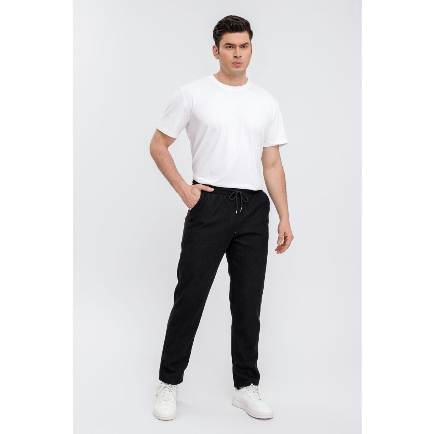 Likeshop - Pantalón Recto Hombre Cotelé Interior Frisado Excelente Calidad 7120