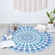 thumbnail image 1 of RAJRANG Tapiz Mandala Degradado de 48 Pulgadas Redondo, Mantel de Algodón Puro, Decoración Hippie Psicodélica Bohemia India - Azul Cielo, 1 of 6