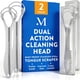 thumbnail image 1 of Raspador de lengua Mouthology Acero Inoxidable 2 Pack, 1 of 3