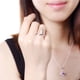 thumbnail image 5 of Anillo Pareja Compromiso Boda Novio Ilusiones Plata S925/ 8, 5 of 5