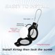 thumbnail image 2 of Soporte para AirTag CIRANDSQR – Pack de 4, Impermeable IP68, 2 of 6