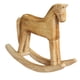 thumbnail image 2 of Caballito Balancín De Madera Decoración De Animales Decoración De Escritorio Artesanía De Talla De Madera, 2 of 5