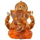 thumbnail image 4 of Estatuilla De Ganesha Fengshui Indio Estatuas De Lord Ganesh Adornos Para El Hogar Artesanía Naranja, 4 of 5