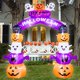 thumbnail image 5 of Inflable VIKIMORA Arco de Calabaza de 2,4 m con Luces LED, 5 of 9