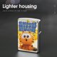 thumbnail image 4 of Garfield-theme Copper Metal Lighter Shell, Premium Replacement Refillable Lighter Case with Durable Metal Construction, Compatible with Zippo and Most Standard Lighter Models, 4 of 6