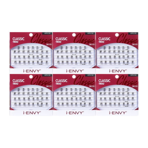 Pestañas postizas KISS i-ENVY Trio Lash Classic Medium x30
