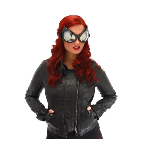 Gafas Elope con forma de ojo de gato, tamaño grande, con lente de espejo plateada