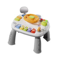 Magideal - Centro De Mesa De Actividades Juguetes Musicales Pierna Desmontable Niños Regalos Del Día De San Valentín 2 En 1 Juguetes Sensoriales Para Niñas De 3 Gris