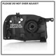 thumbnail image 5 of Par de faros ACANII negro para Nissan Frontier 2001‑2004, 5 of 6