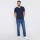 thumbnail image 4 of Polera Hombre V Neck Color Navy Corona, 4 of 5