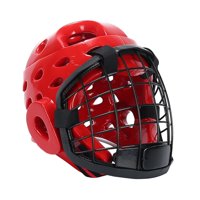 Ioensy - Casco De Karate, Casco Portátil De Taekwondo Para Deportes De Lucha, Kickboxing, Mma Chl, Rojo