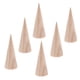 thumbnail image 4 of Estante De Soporte Para Presentación De Joyería, Anillo De Madera Natural, Cono Sin Pintar, 12 Piezas, 4 of 5