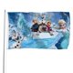 thumbnail image 1 of Elsa (Frozen / Princesa) Bandera impresa con temática, regalo perfecto para fanáticos, amigos y familiares, y adecuada para actividades al aire libre e interiores, decoraciones de fiesta. 120*180CM, 1 of 6