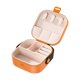 thumbnail image 1 of Joyero Compacto Para Mujer, Moderno, Para Pulseras, Anillos, Fiestas, Color Naranja, 1 of 3