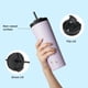 thumbnail image 4 of Vaso térmico Konokyo de 900 ml de acero inoxidable con tapa y 2 popotes, 4 of 7