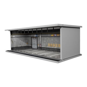 Bothyi - Vitrina Modelo De Vehículo 1/64, Vitrina De Garaje Para Coche, Para Almacén De Coleccionistas De Modelos